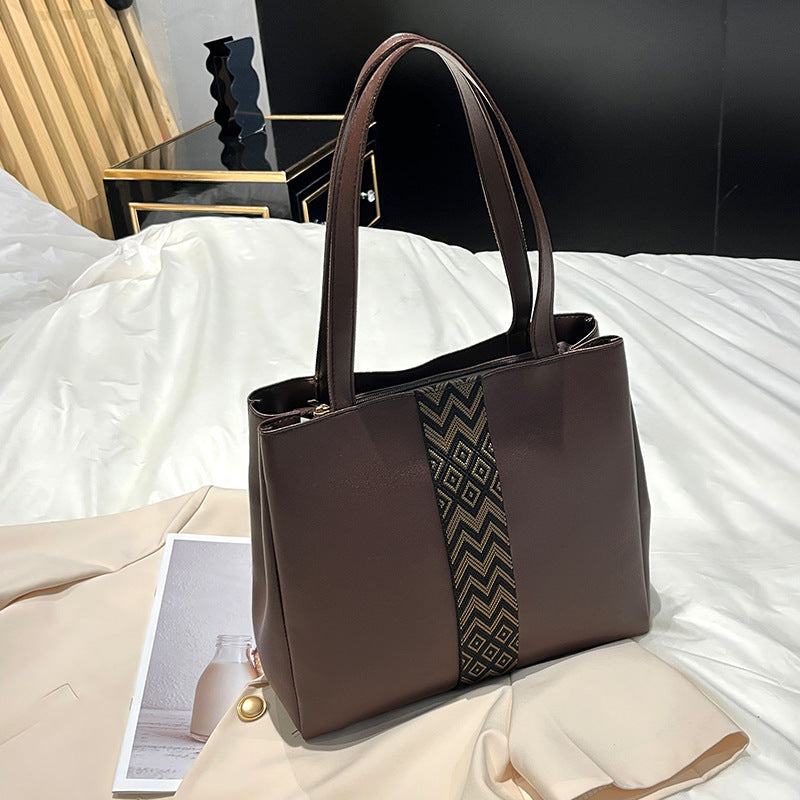 Wholesale PU Handbag Large Capacity Shoulder Bag